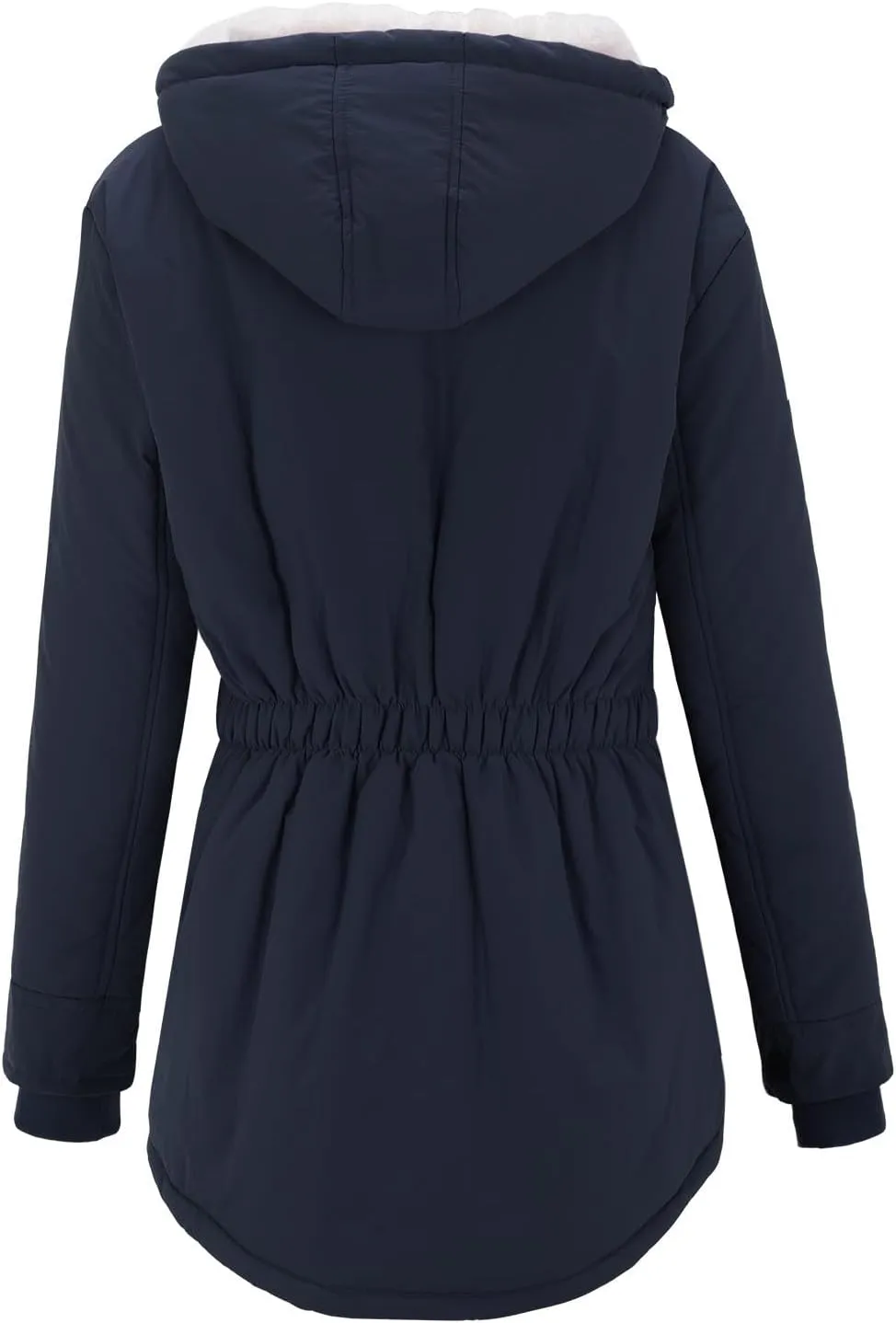 2024 Women Plus Size Winter Overcoat Jacket Thick Outwear Lined Hooded Coat Warm Trench 2024 Women Lightweight
