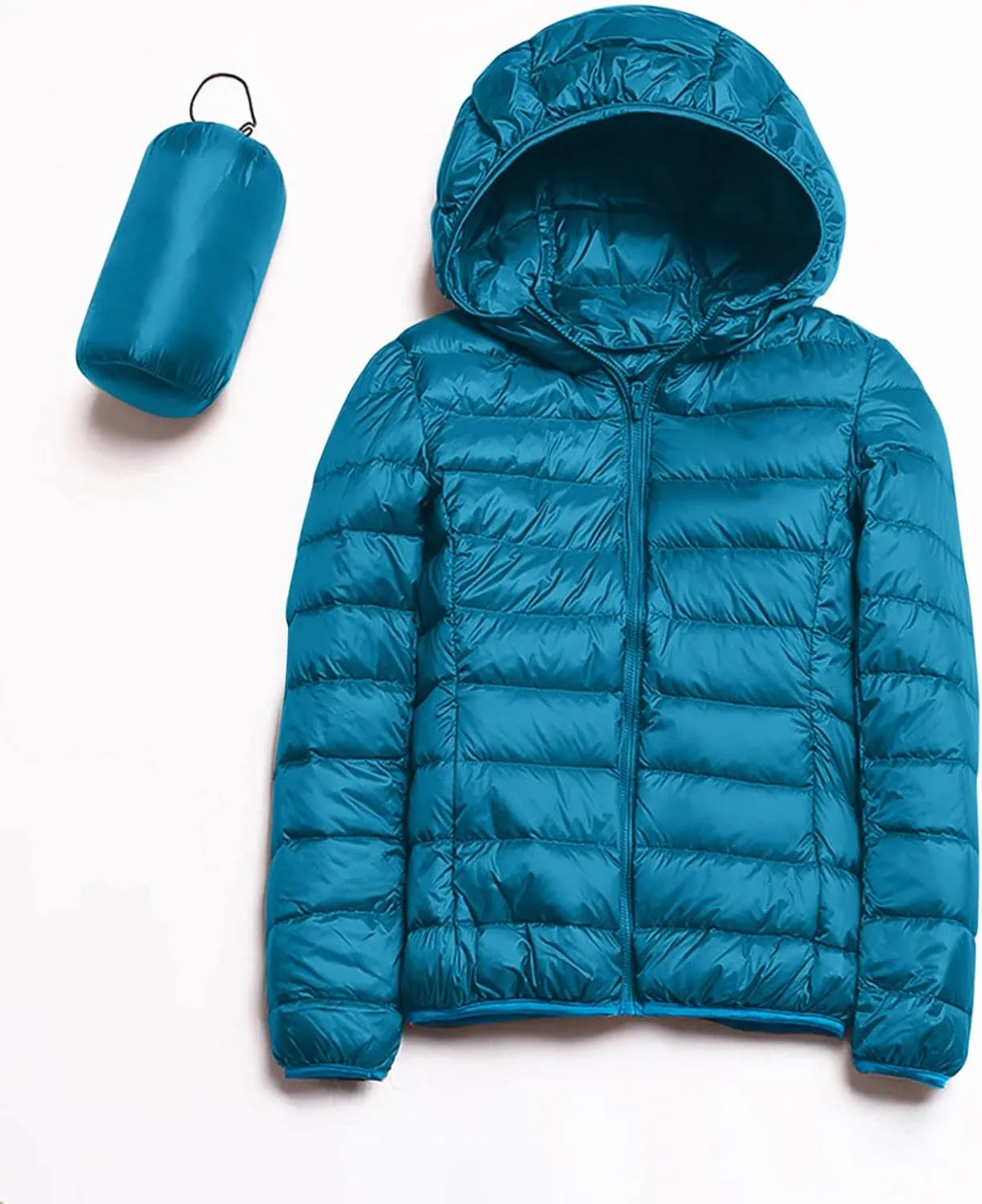 2024 Women Warm Lightweight Hooded Windproof Winter Coat With Recycled Insulation Winter Slim Vintage Coats
