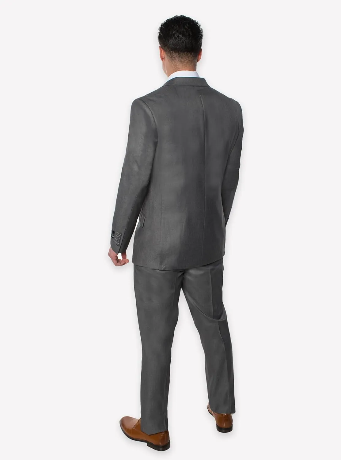 Antonio Uomo Men’s Suit Set – Classic Fit 3 Piece Blazer Single Breasted Jacket Vest Pants for Business Wedding Dress Suits
