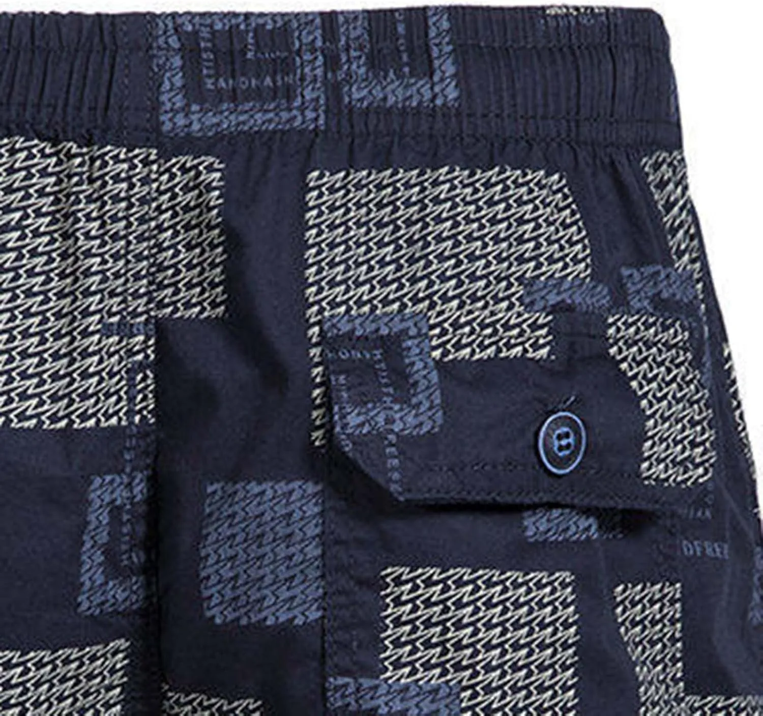 Bermuda Shorts for Men Cotton Plaid Elastic Waist Lightweight Summer Shorts Big and Tall Casual Swim Trunks 2025