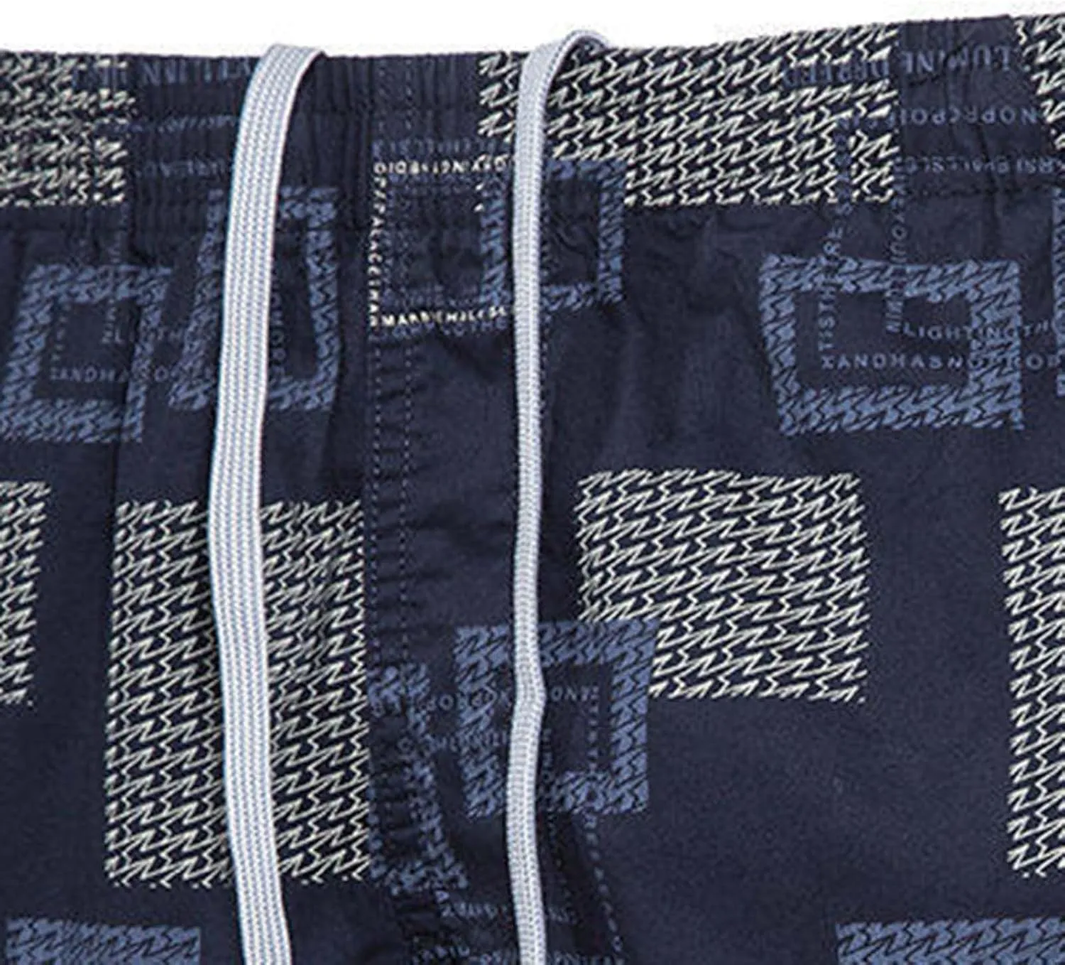 Bermuda Shorts for Men Cotton Plaid Elastic Waist Lightweight Summer Shorts Big and Tall Casual Swim Trunks 2025