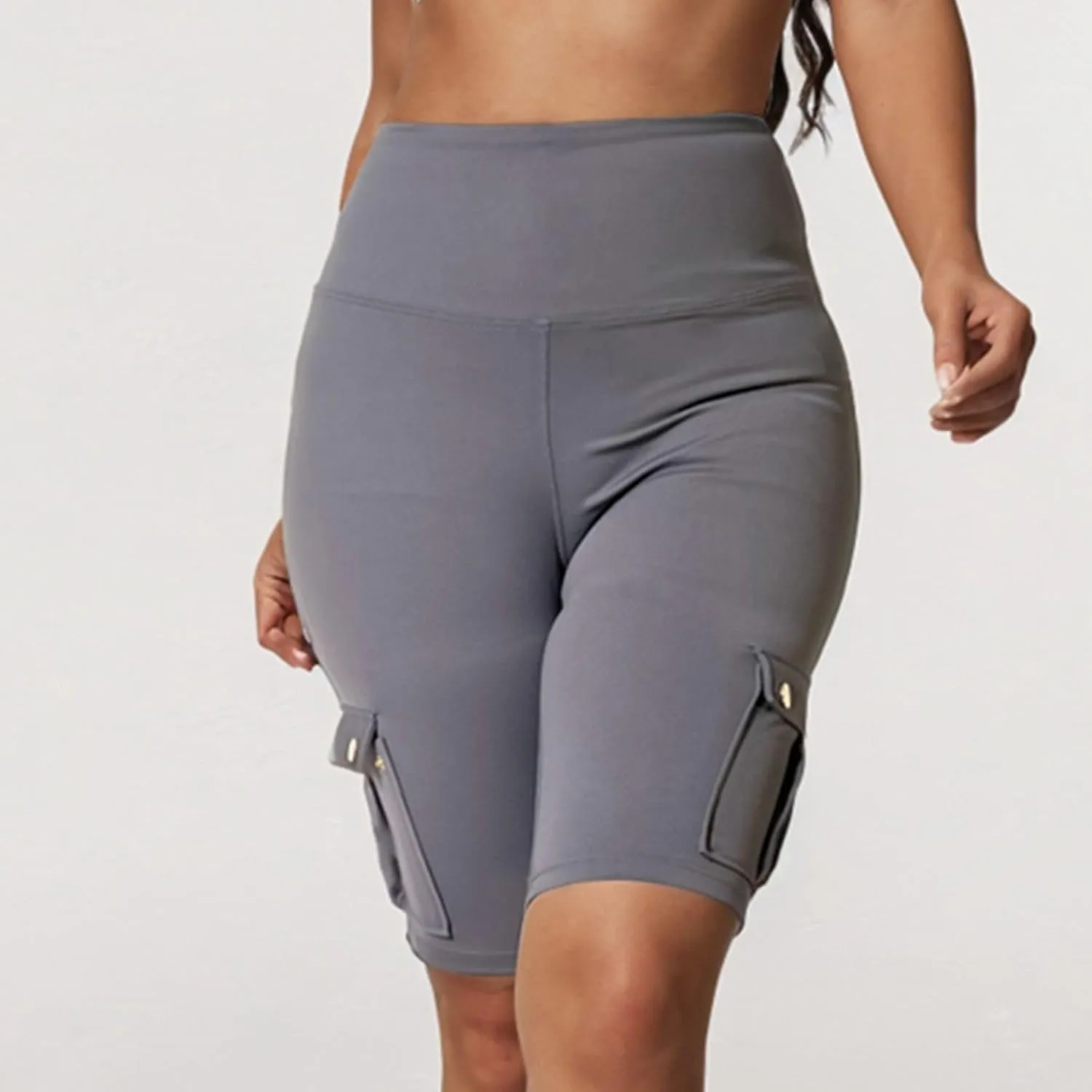 Biker Shorts for Women High Waist Tummy Control Butt Lifting Shorts Gym Workout Bermuda Cargo Shorts