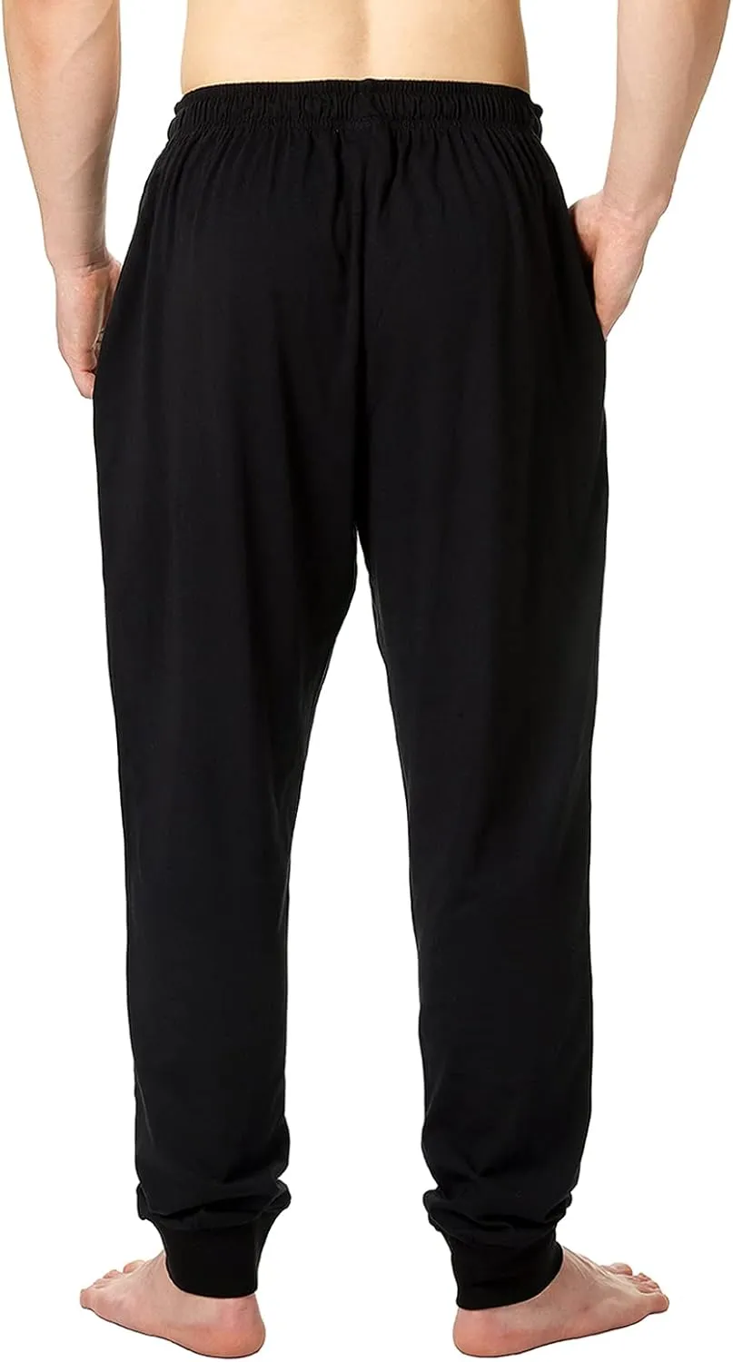 Bintangor Men's Jogger Pajama Pant Cotton Lounge Sleep Bottoms