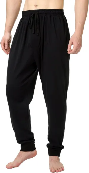 Bintangor Men's Jogger Pajama Pant Cotton Lounge Sleep Bottoms