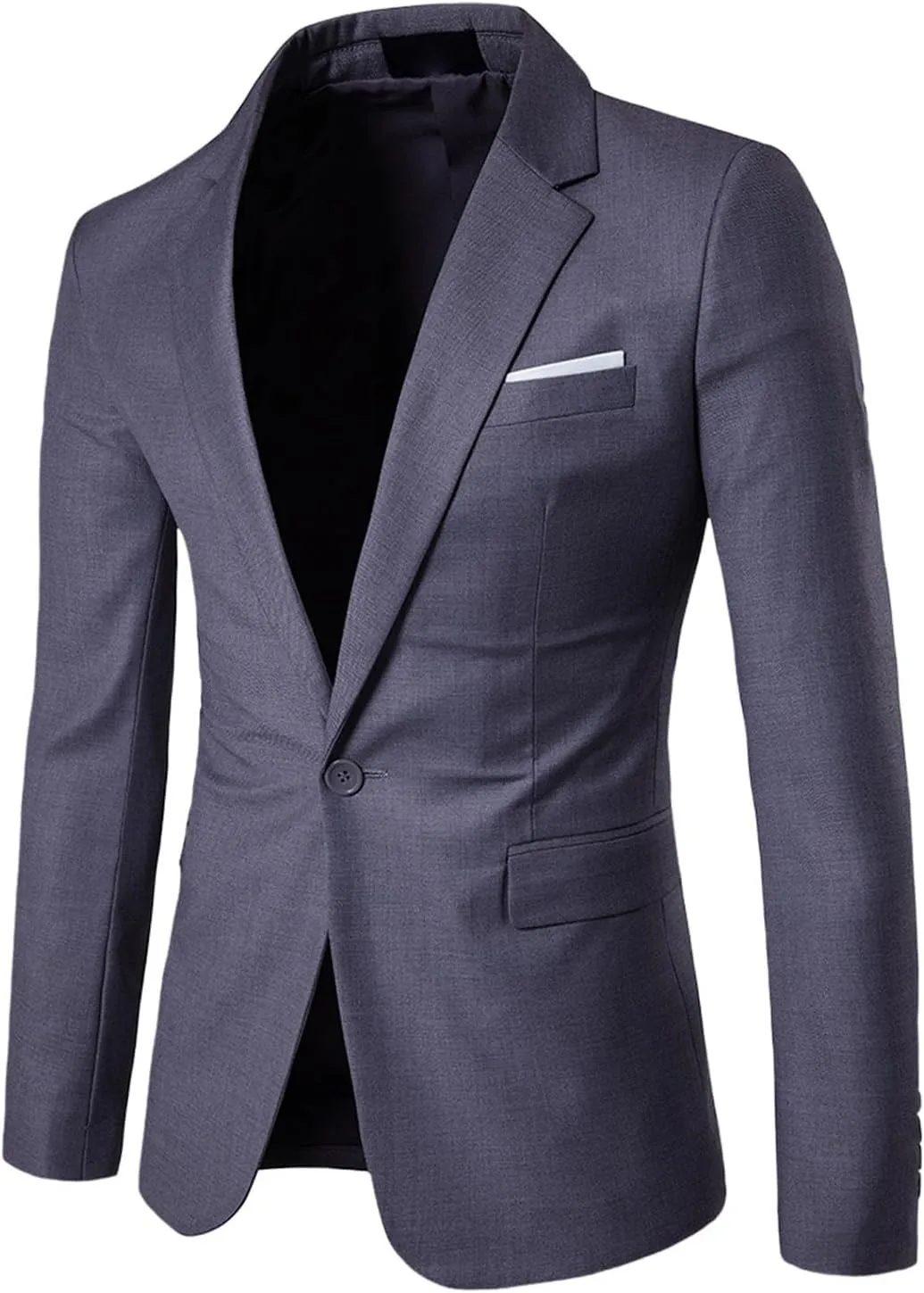Black Suits For Men Slim Fit One Button Suit Coat Jacket Tops Men Fashion Jackets For Men Men Windbreaker Jacket