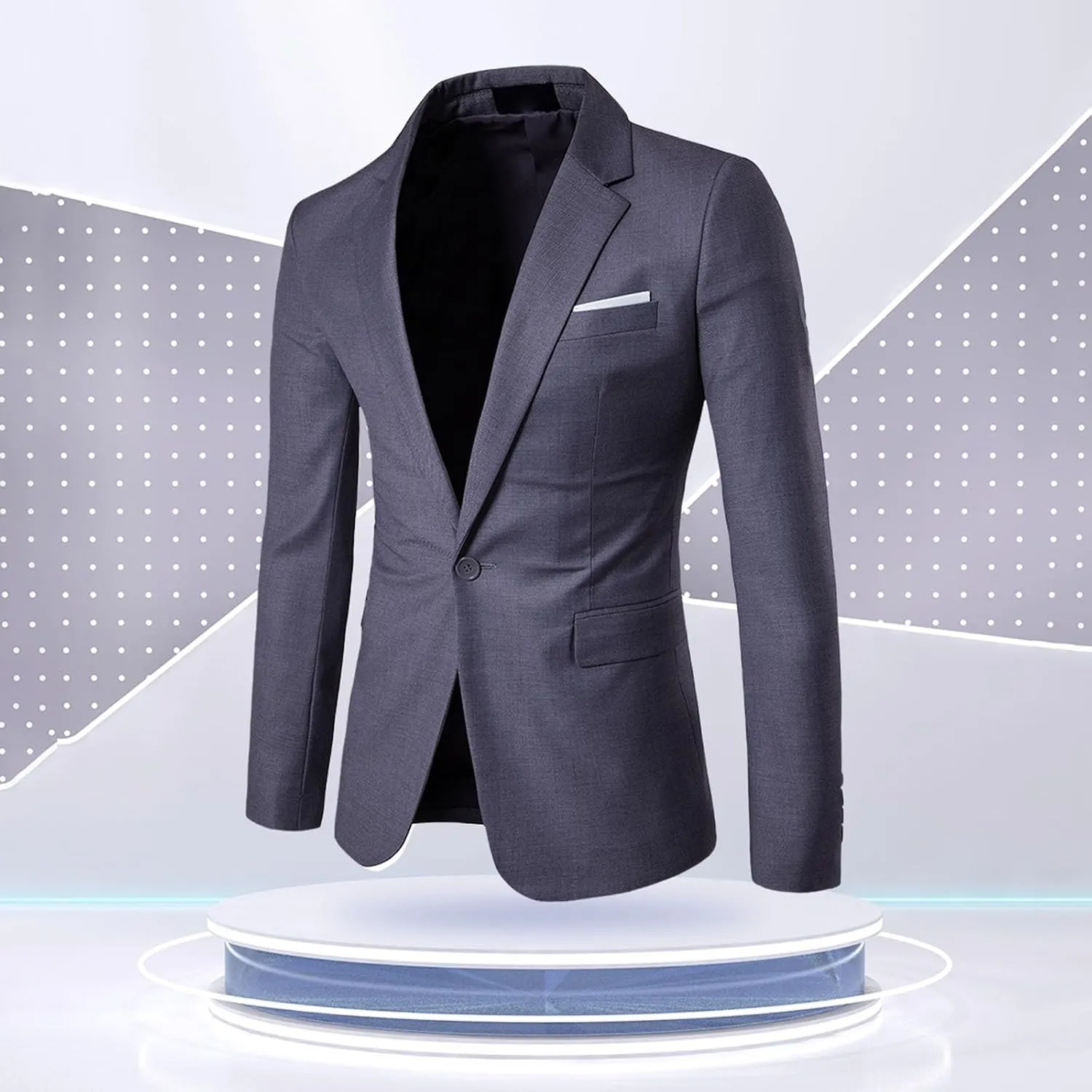 Black Suits For Men Slim Fit One Button Suit Coat Jacket Tops Men Fashion Jackets For Men Men Windbreaker Jacket