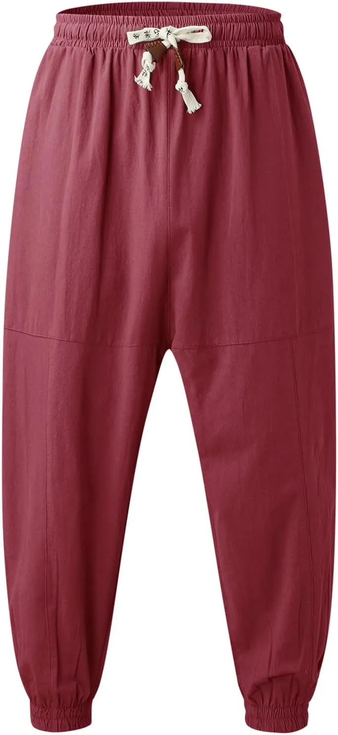 Cargo Sweatpants for Men Mens Lounge Pants Elastic Waist Running Joggers Men's Heavyweight Cargo Pants Elastic Waist