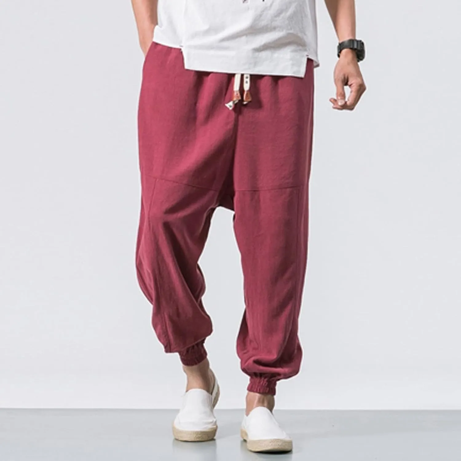 Cargo Sweatpants for Men Mens Lounge Pants Elastic Waist Running Joggers Men's Heavyweight Cargo Pants Elastic Waist