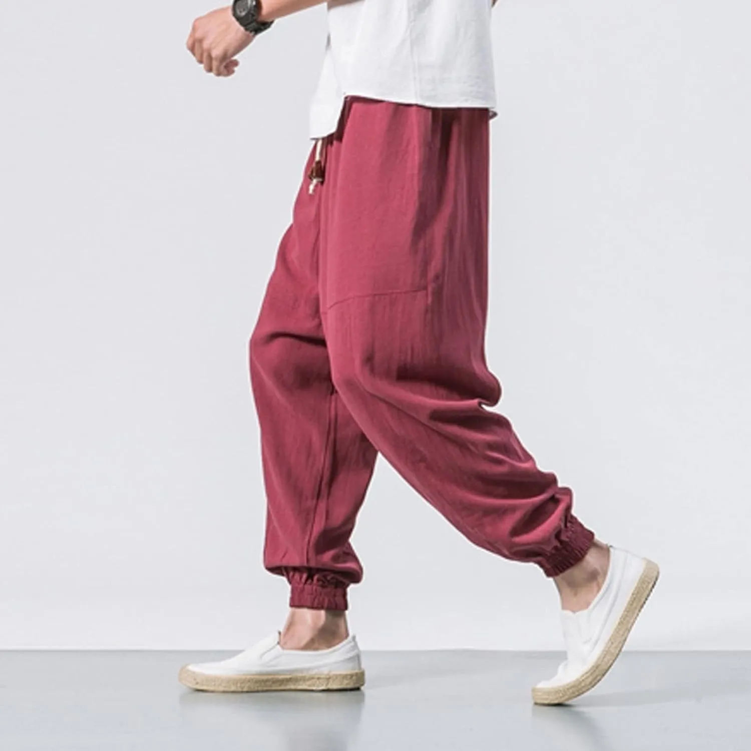 Cargo Sweatpants for Men Mens Lounge Pants Elastic Waist Running Joggers Men's Heavyweight Cargo Pants Elastic Waist