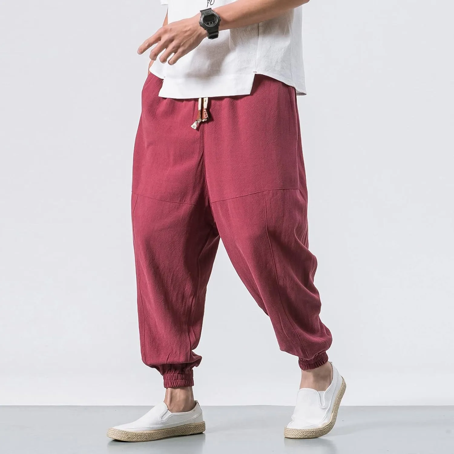Cargo Sweatpants for Men Mens Lounge Pants Elastic Waist Running Joggers Men's Heavyweight Cargo Pants Elastic Waist