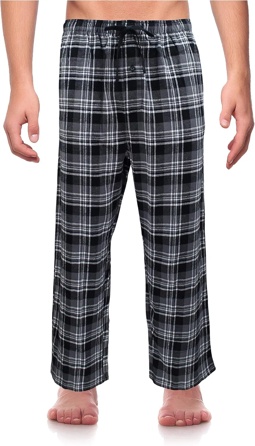 Casual Trends Classical Sleepwear Mens 100% Cotton Flannel Pajama Pants,