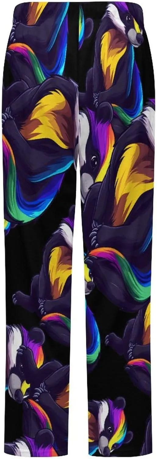 Colorful Badger Women's Pajama Pants Fleece Warm Pj Bottoms Sleepwear Lounge Pants Loungewear