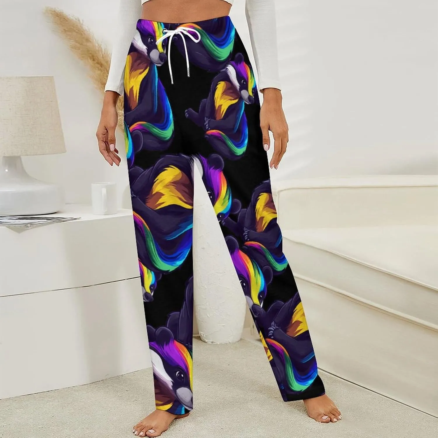 Colorful Badger Women's Pajama Pants Fleece Warm Pj Bottoms Sleepwear Lounge Pants Loungewear