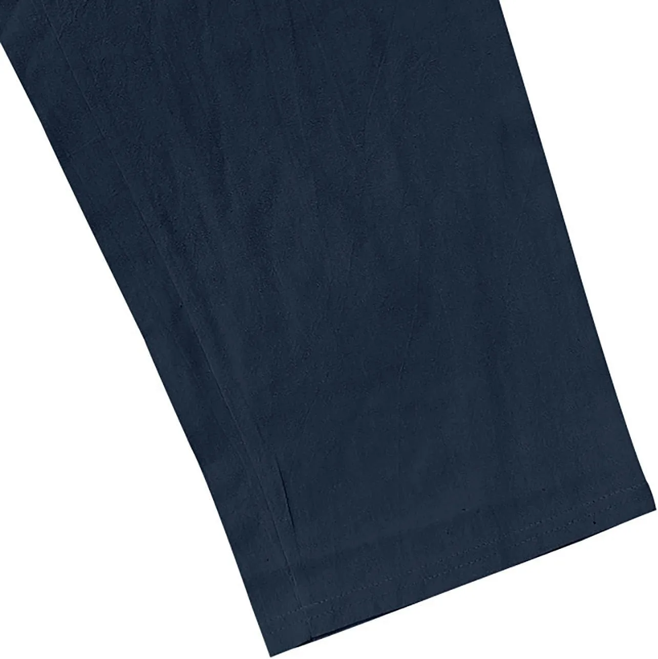 CRNTCEM Mens Cotton Linen Beach Pants Straight Loose Casual Yoga Sweatpants Outdoor Lightweight Travel Lounge Trousers