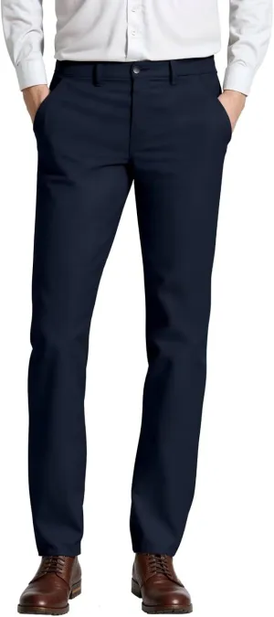 ETHANOL Mens Work Casual Comfort Fit Tech Stretch Slim Performance Wrinkle Resistant Dress Pants