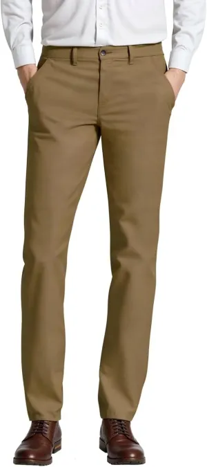 ETHANOL Mens Work Casual Comfort Fit Tech Stretch Slim Performance Wrinkle Resistant Dress Pants