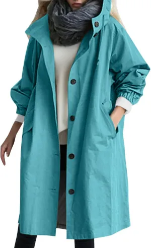Fall Fashion for Women 2025 Trendy Women's Winter Double Breasted Midi Long Wool Pea Coat Notch Lapel Winter Trench Coat