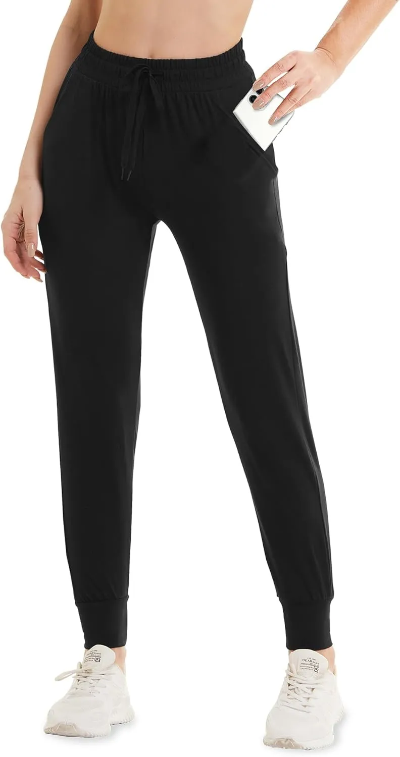 GAYHAY Joggers for Women with Pockets - Womens Sweatpants Lightweight Yoga Lounge Pants for Athletic Workout Gym Running