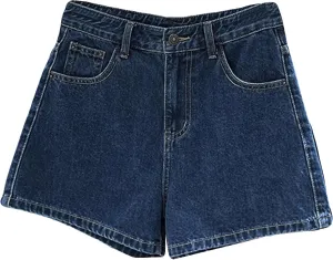 Jean Shorts Womens High Waisted Regular Fit Stretch Denim Shorts with Pockets 2025 Summer Trendy Jeans