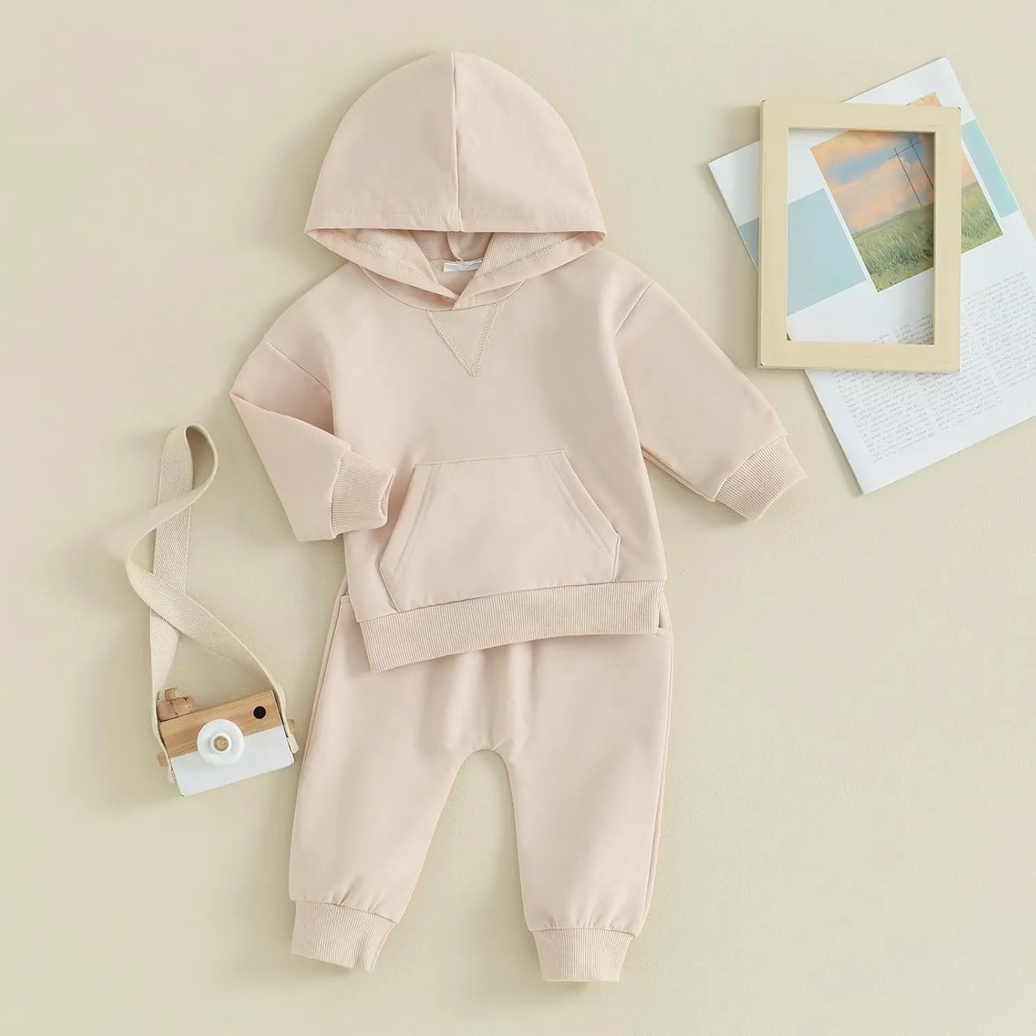 Kids Toddler Baby Boy Summer Outfit Zip Up Hoodies Short Sleeve Stripe/Plaid Hooded Tops and Solid Shorts 2Pcs Set