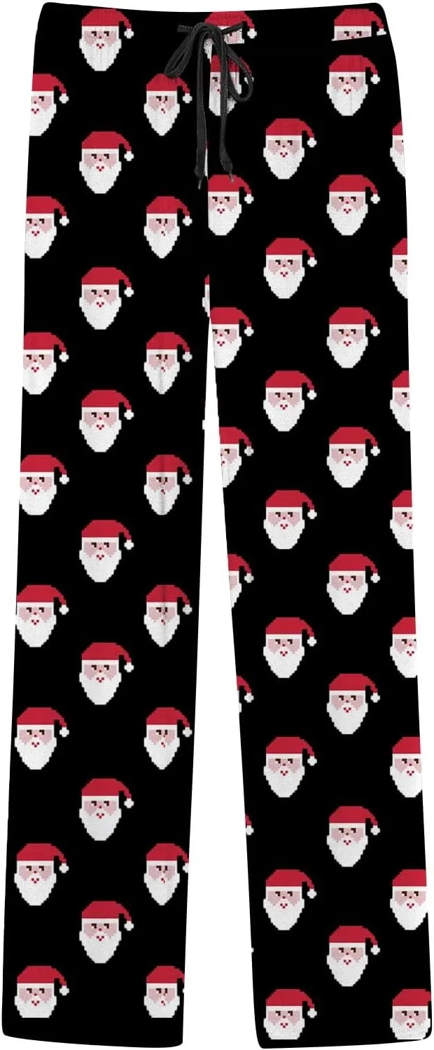 LCMTWX Pajama Pants Casual Pants Pajama Pants with Drawstring and Pockets Pj Pants Men's Pajama Bottoms Christmas Pajamas