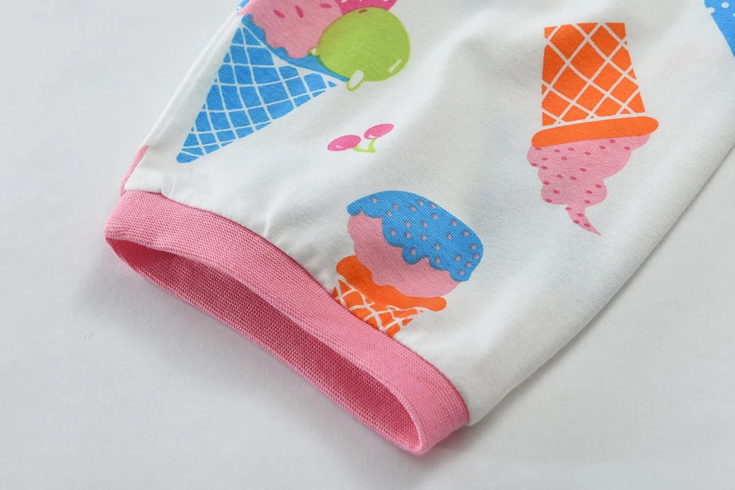 Little Hand Toddler Baby Girls Pajamas Kids Short Sets Cotton Pjs Sleepwear Summer Clothes 2-7 Years