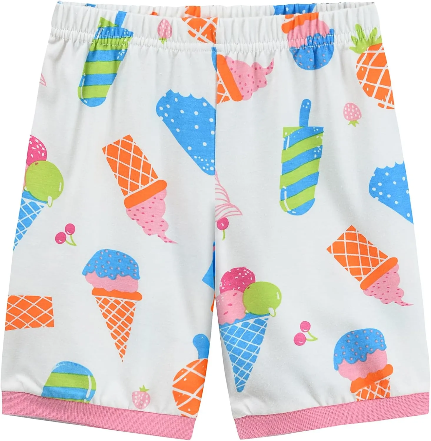 Little Hand Toddler Baby Girls Pajamas Kids Short Sets Cotton Pjs Sleepwear Summer Clothes 2-7 Years