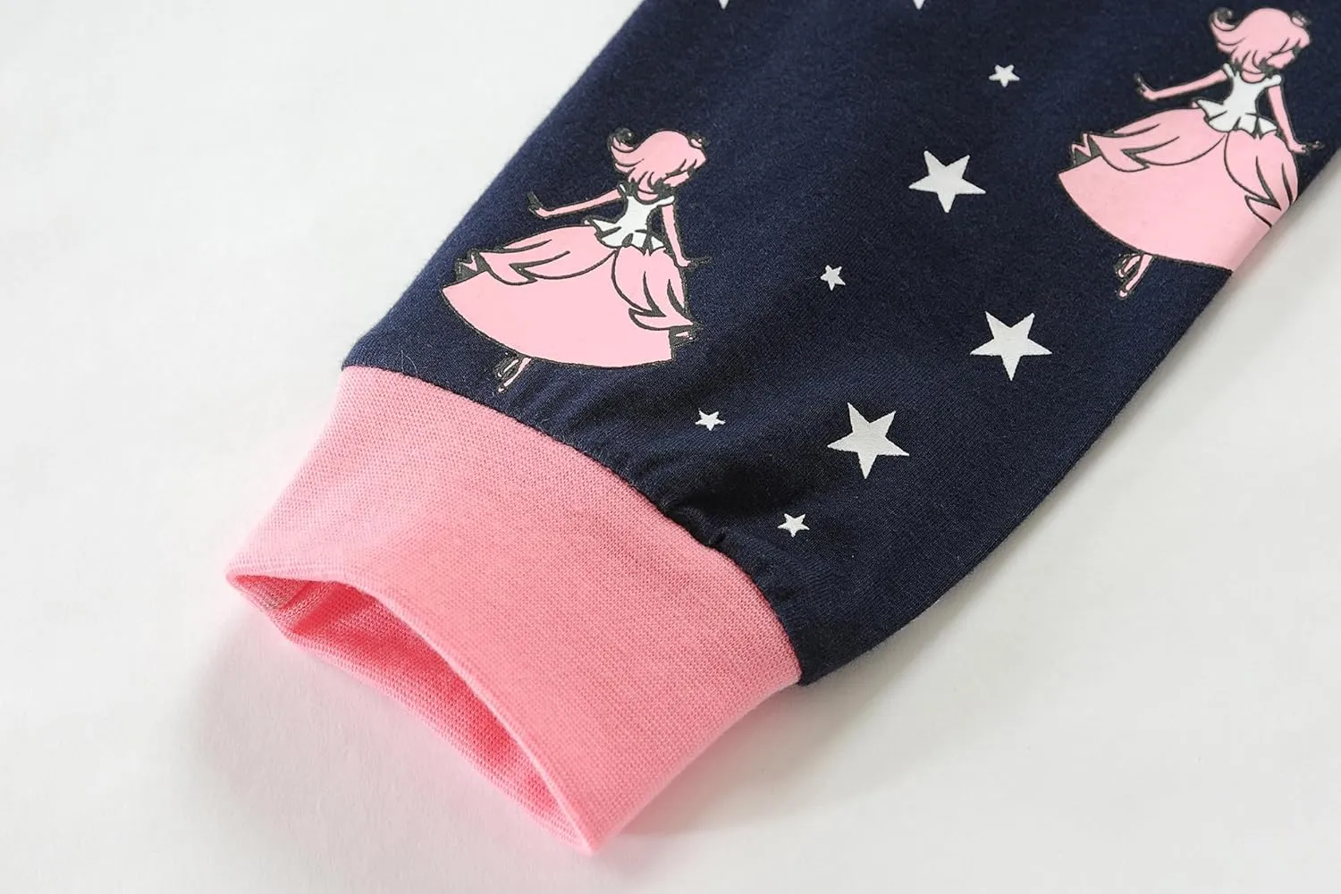 Little Hand Toddler Girls Pajamas Mermaid Cotton Pjs Jammies Fall Winter Long Sleeve Sleepwear Sets for Size 2-7T