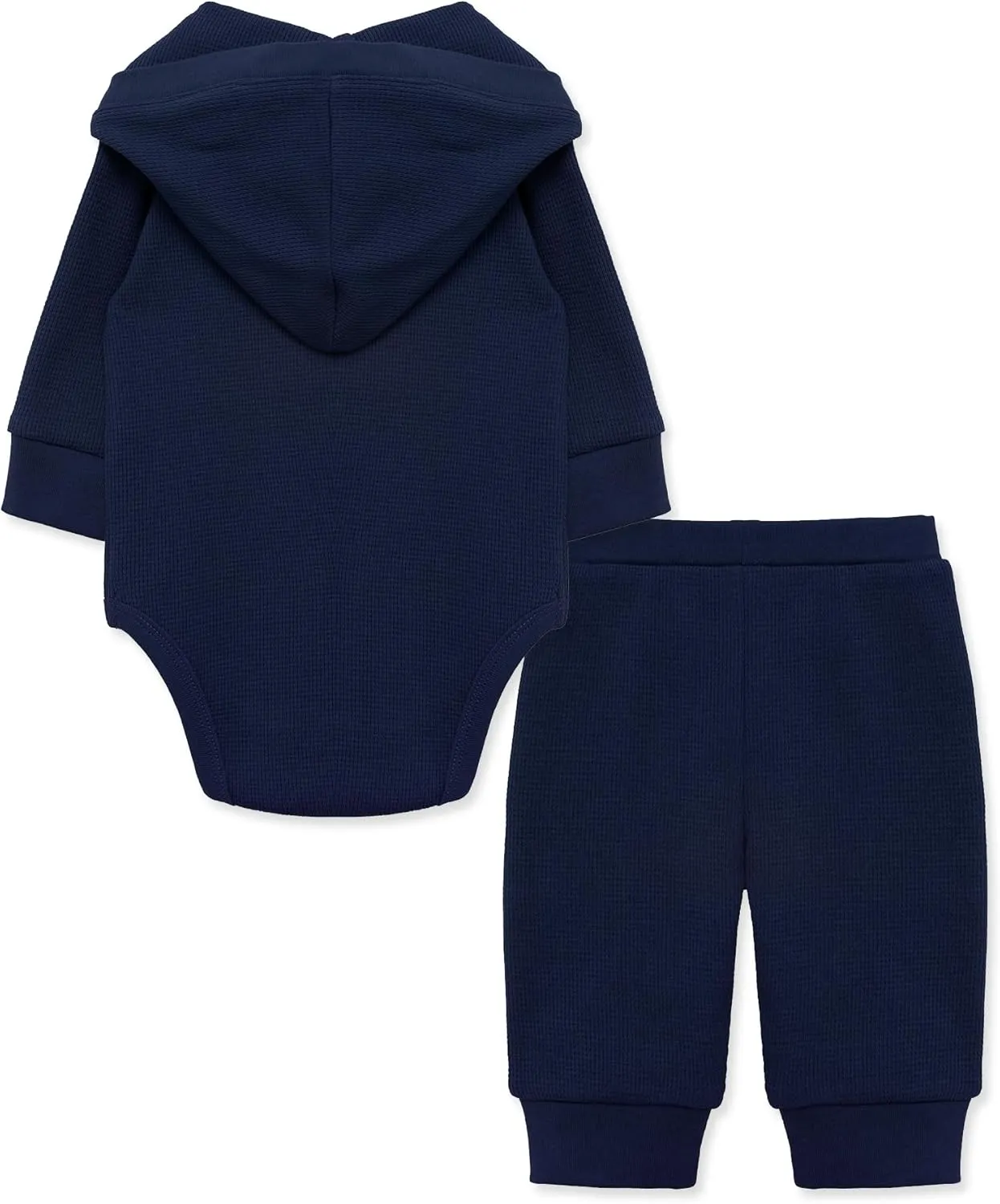 Little Me Simply Essential Solids Gender Neutral 100% Organic Clothes Bodysuit and Pant Set, 3 Months - 12 Months