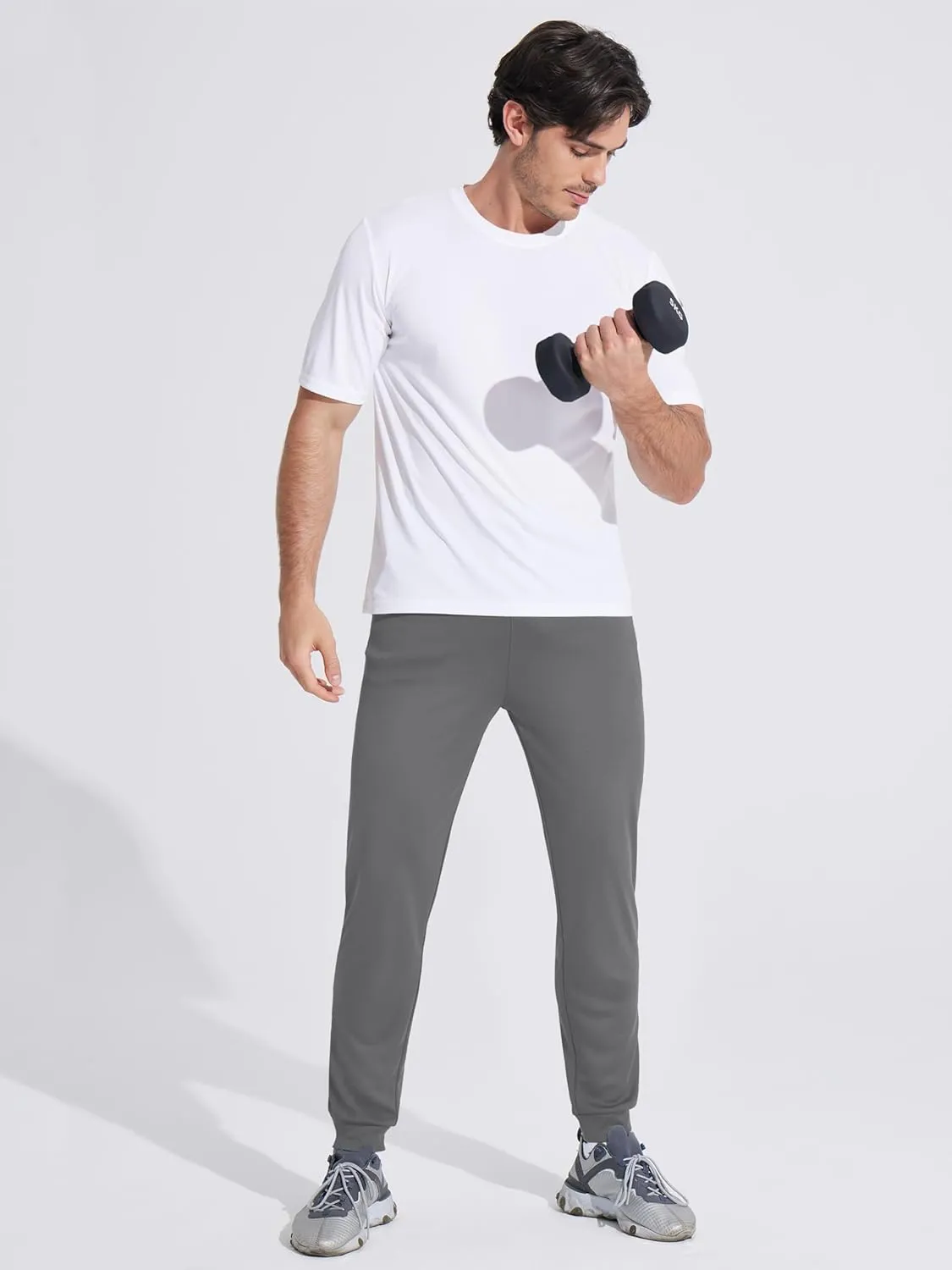 MAGCOMSEN Men's Joggers Sweatpants Quick Dry Running Pants with Pockets Summer Lightweight Athletic Workout Pants