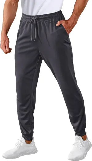 MAGCOMSEN Men's Joggers Sweatpants Quick Dry Running Pants with Pockets Summer Lightweight Athletic Workout Pants