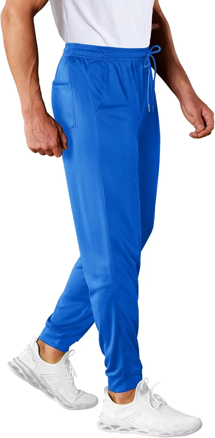 MAGCOMSEN Men's Joggers Sweatpants Quick Dry Running Pants with Pockets Summer Lightweight Athletic Workout Pants