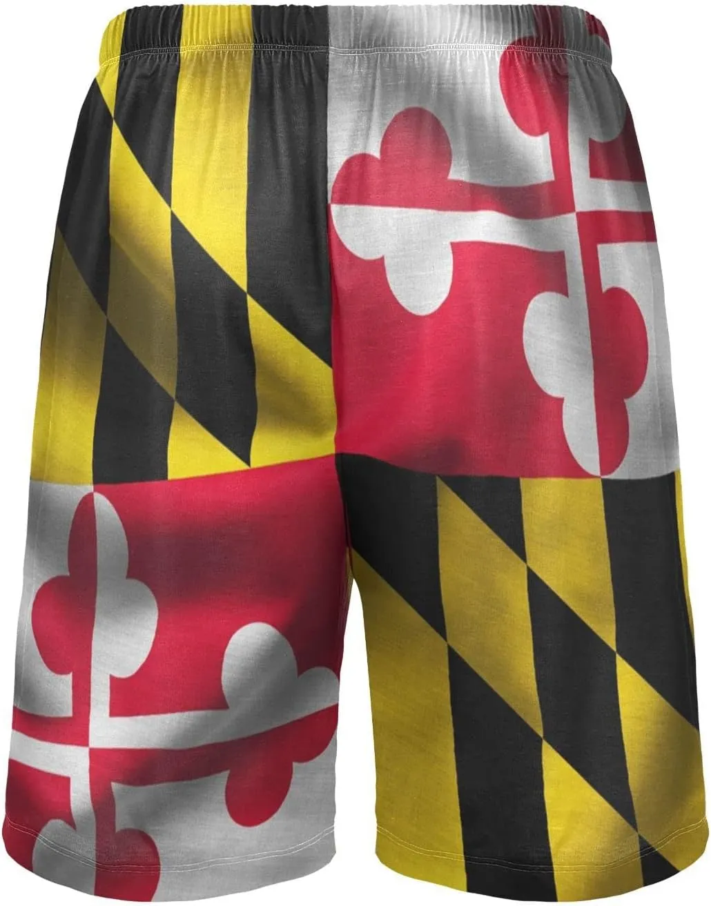 Maryland Flag United States Of America Patriotic Men's Pajama Pants Shorts Sleepwear Lounge Pajama Bottoms