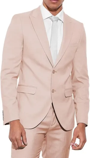 Men's 2 Piece Suits Classic Fit 2 Button Peak Lapel Jacket Blazer Pants Wedding Business Dinner Prom Dress Suit