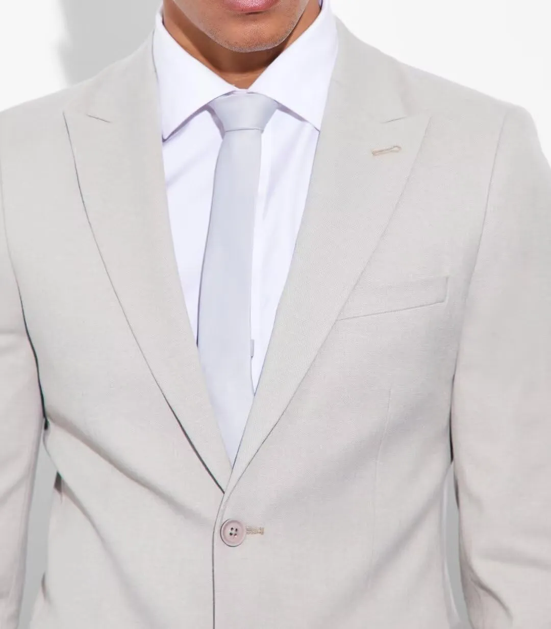 Men's 2 Piece Suits Classic Fit 2 Button Peak Lapel Jacket Blazer Pants Wedding Business Dinner Prom Dress Suit