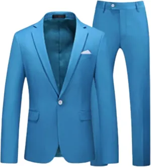 Men's 2 pieces Suit Sets Jacket   Pant Business big tall Suits