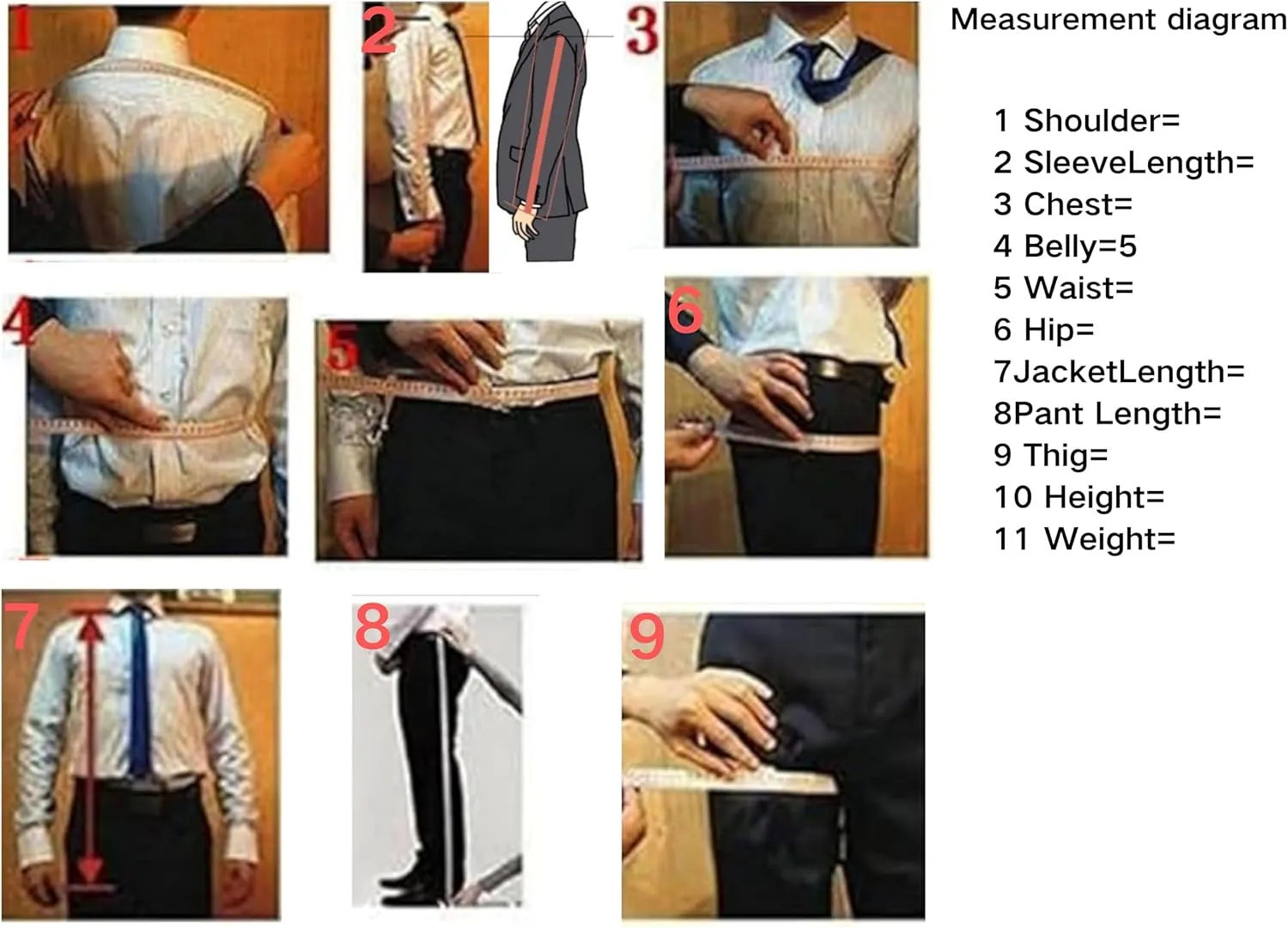 Men's 2 pieces Suit Sets Jacket   Pant Business big tall Suits
