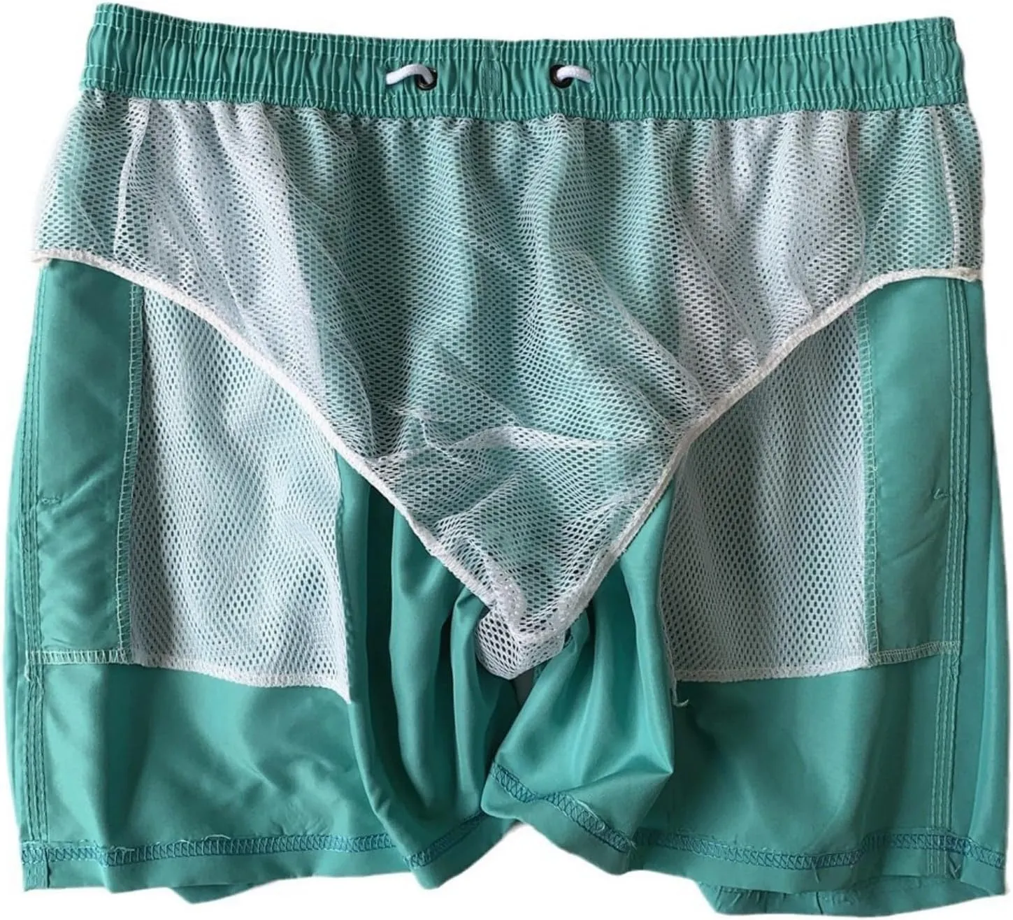 Mens Athletic Running Shorts with Mesh Liner 3 Inch Quick Dry Elastic Waist Shorts with Pockets for Gym Workout