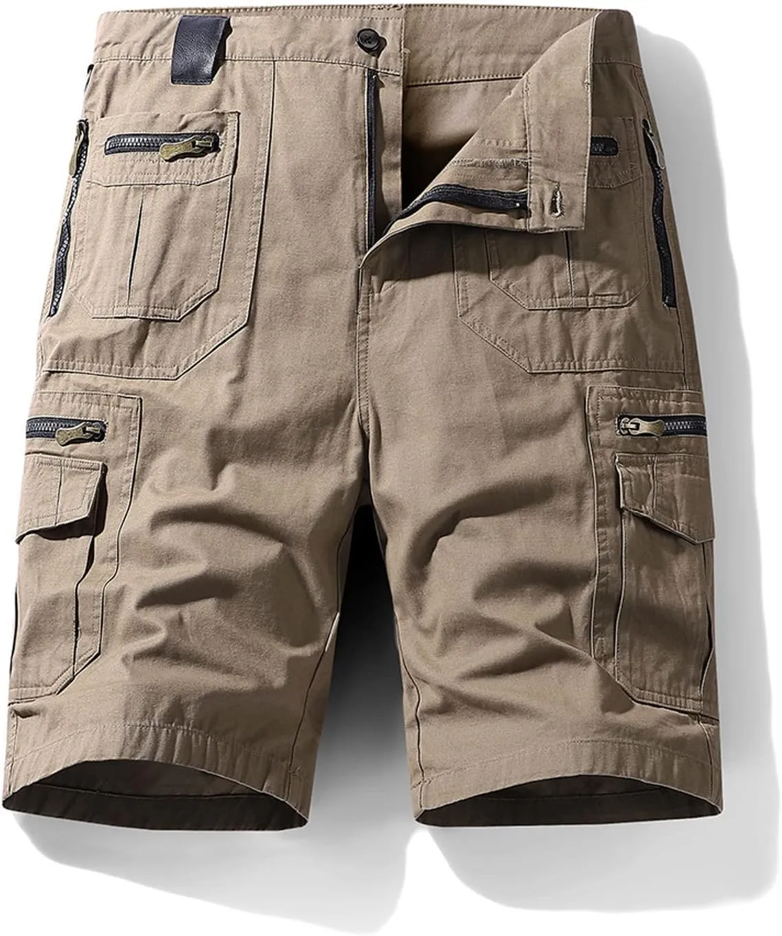 Mens Big and Tall Hiking Cargo Shorts Cotton Casual Lounge Shorts Workout Shorts Fishing Outdoor Tactical Short Pant