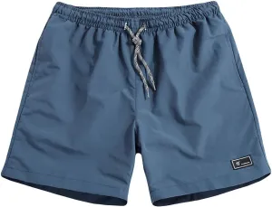 Mens Gym Workout Shorts Quick Dry Drawstring Elastic Waist Athletic Running Shorts Lightweight Sports Hiking Travel Shorts