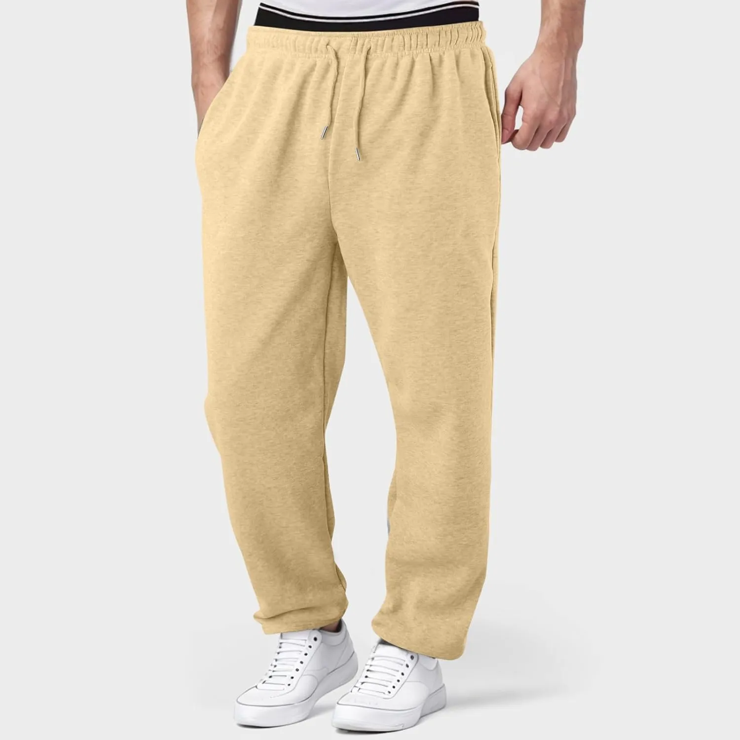 Mens Joggers Pants with Pockets Stretch Sweatpants Athletic Track Pants for Men Workout Running Gym Sweatpants