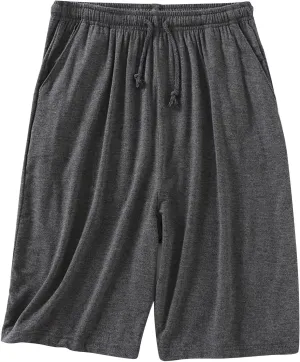 Men's Modal Shorts Soft Comfy Sleep Shorts Lounge Wear Pajama Bottoms Pockets Casual Elastic Waist Athletic Shorts