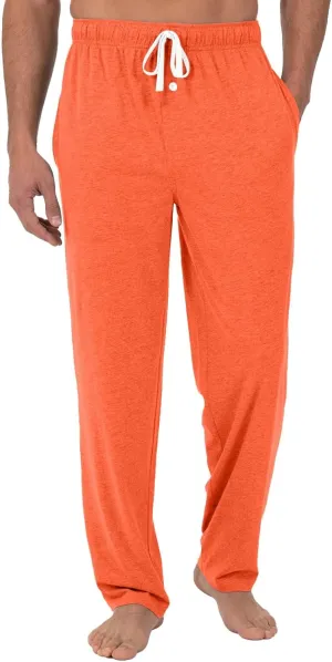 Men's Pajama Bottoms Soft Cotton Sleep Lounge Pants Solid ComfortSoft Sleep Pant with Pockets and Drawstring