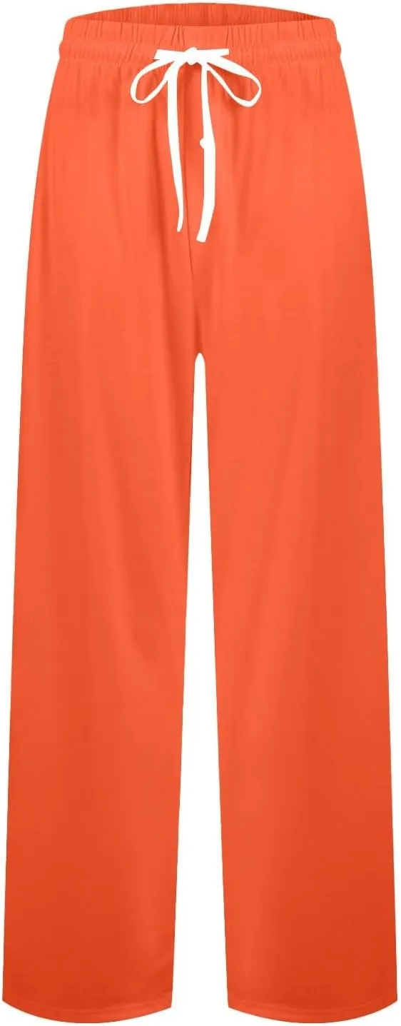 Men's Pajama Bottoms Soft Cotton Sleep Lounge Pants Solid ComfortSoft Sleep Pant with Pockets and Drawstring