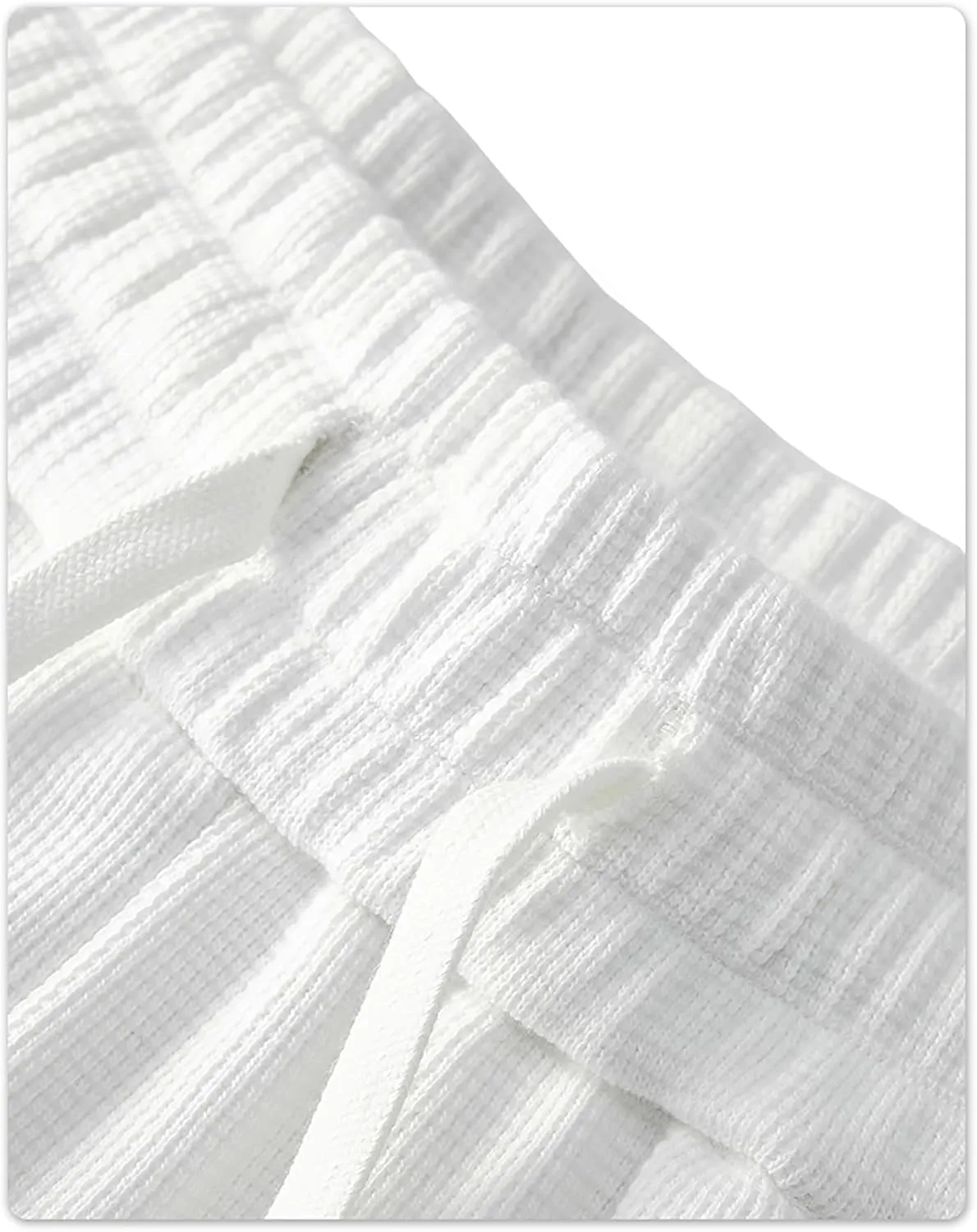 Men's Pajama Cotton Shorts Sleepwear Lounge Pajama Bottoms With Pockets And Drawstring