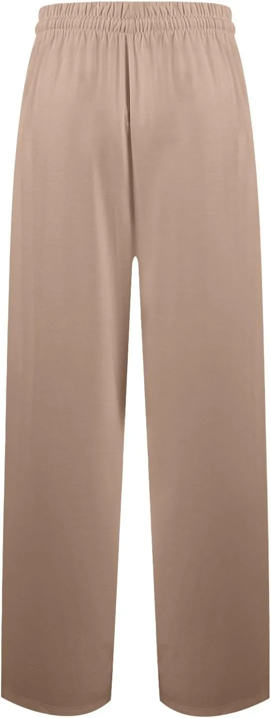 Mens Pajama Pants Soft Comfy Drawstring Waist Sleep Lounge Pants with Pockets Loose Cotton Pajama Bottoms Sleepwear