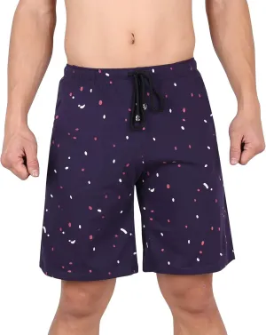 Mens Sleep Shorts Cotton Pajama Shorts Sleepwear Lounge Shorts with Pockets for Summer