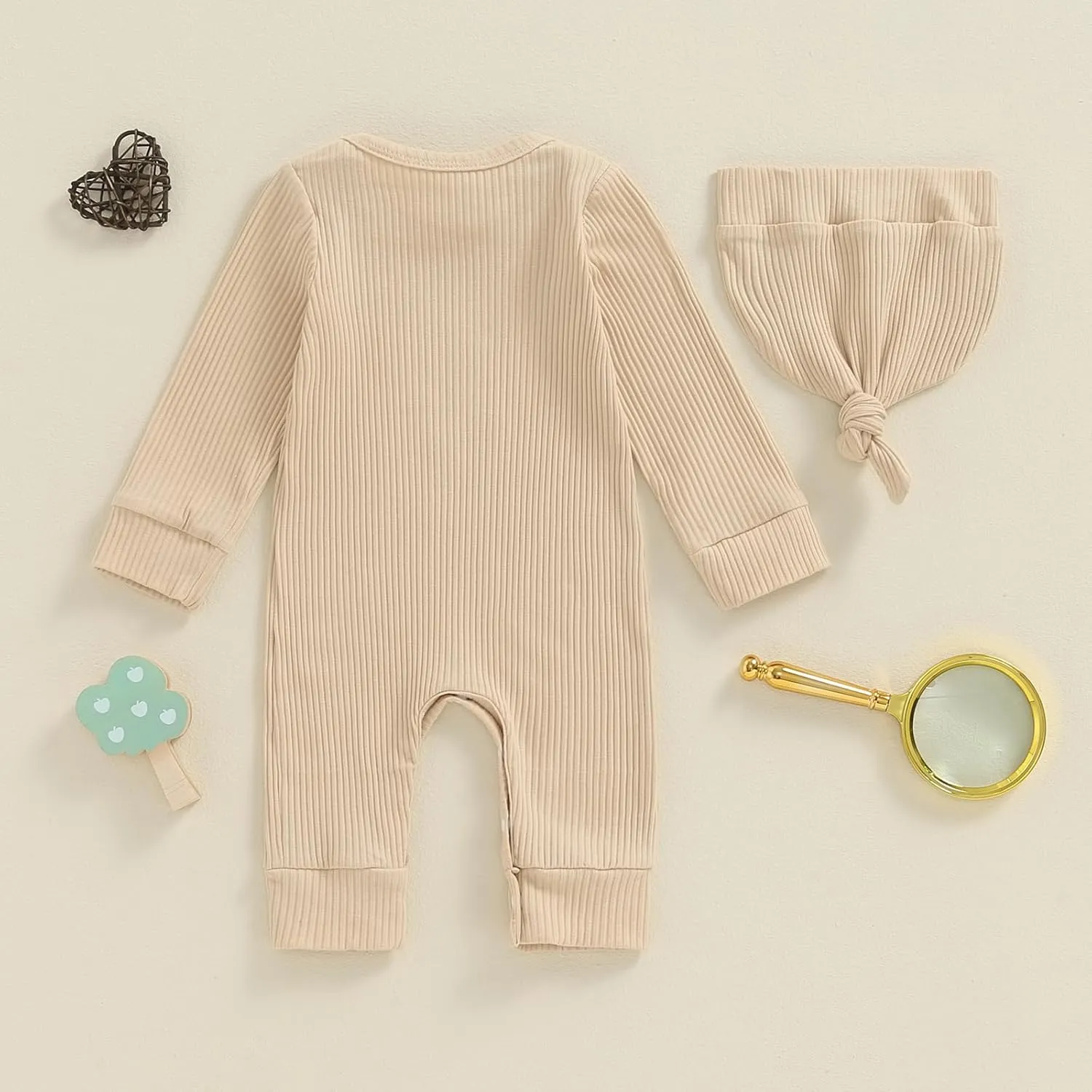 MERSARIPHY Newborn Baby Boy Girl Clothes Hi I'm New Here Coming Home From Hospital Outfits Gender Neutral One Piece Romper
