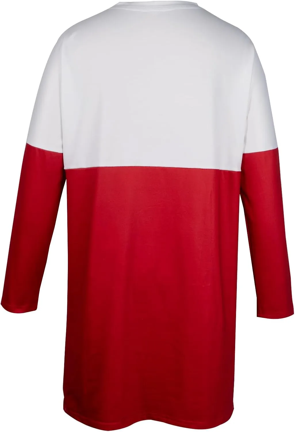 MOUSYA Women Dress Shirt Christmas Long Sleeve Tops Santa Printed Pullover Loose Plus Size T-Shirt Blouse with Pockets