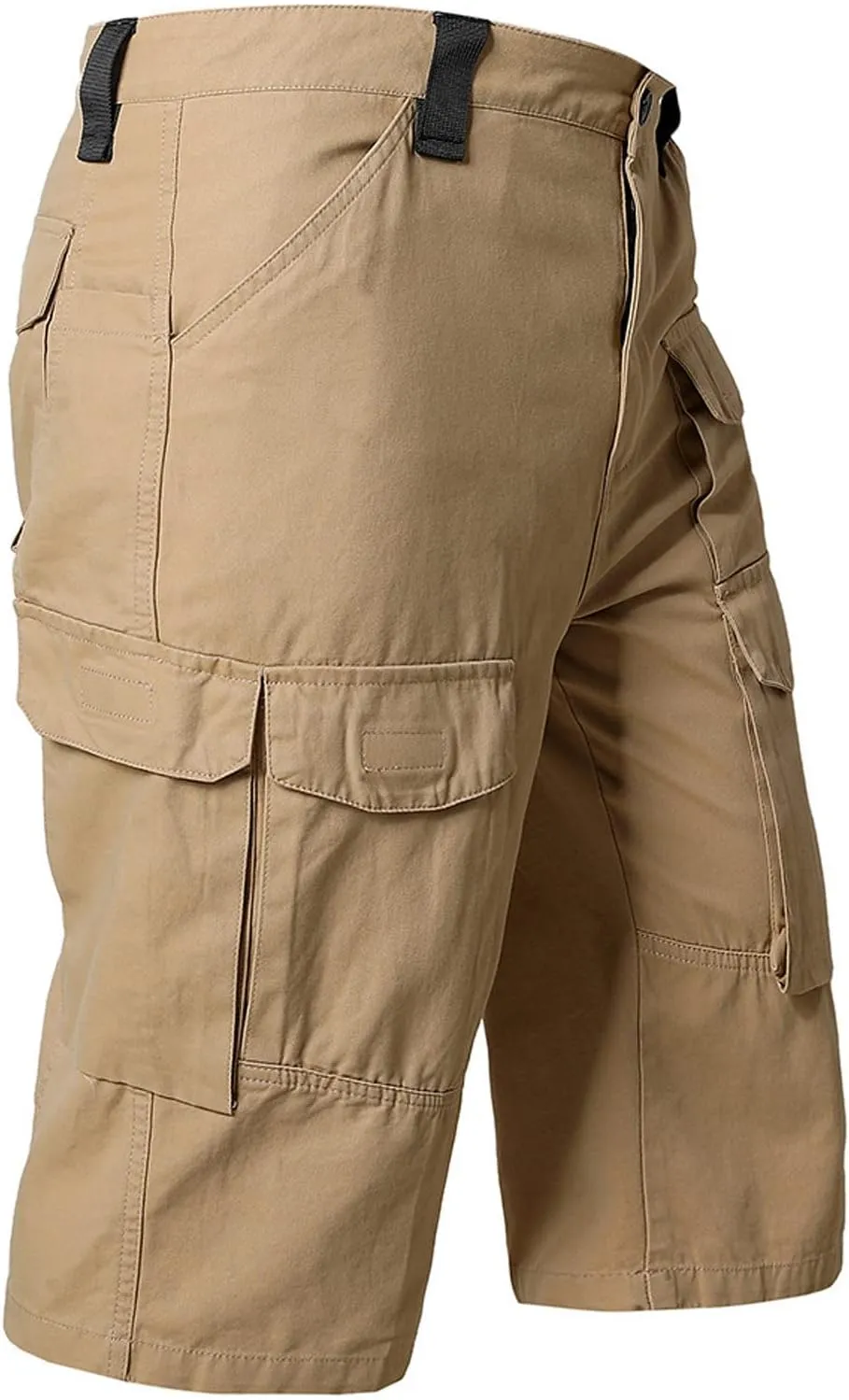 Muscularfit Cotton Mens Shorts Regular Big and Tall Multi Pockets Cargo Shorts 7" Inseam Summer Casual Sport Tooling Shorts